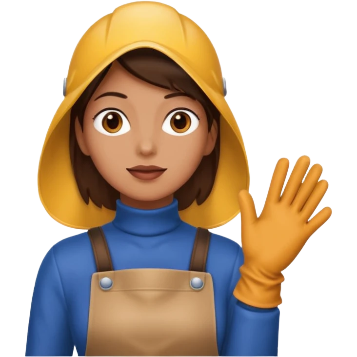 Stair Spotter + gloves emoji