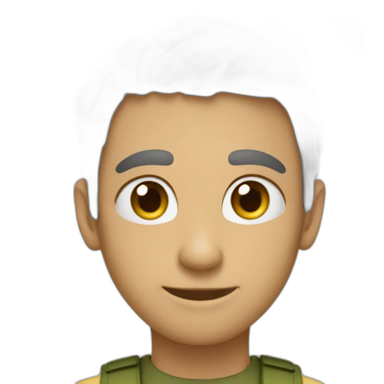 رجل كأنه من الأنمي وشعره كثيف ويكون هادئ emoji