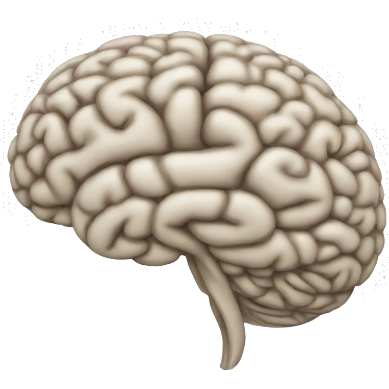 BRAIN OUTLINE emoji