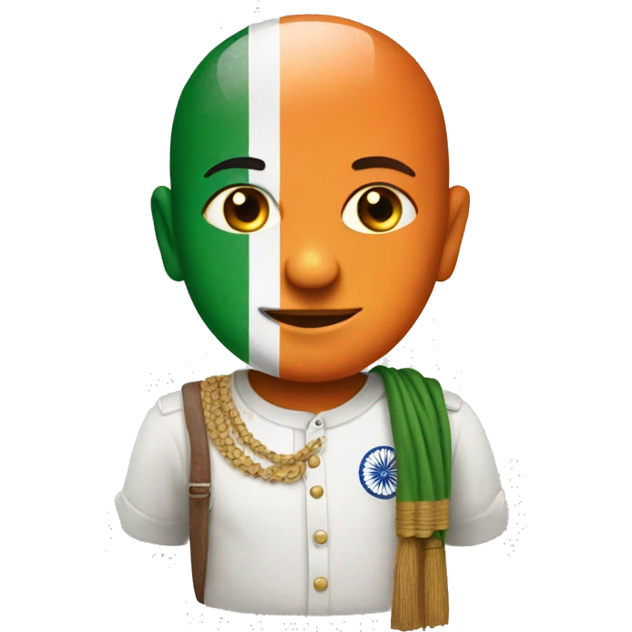 78 with India flag design  emoji
