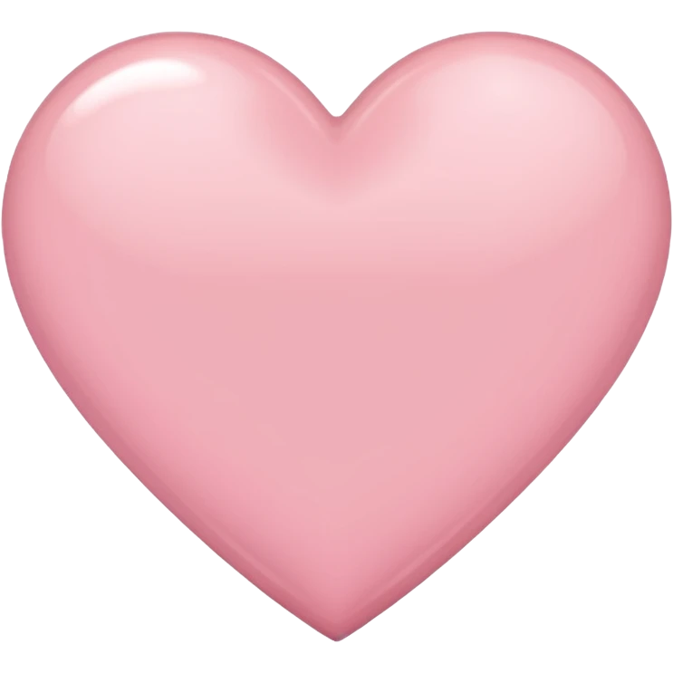 light pink heart emoji