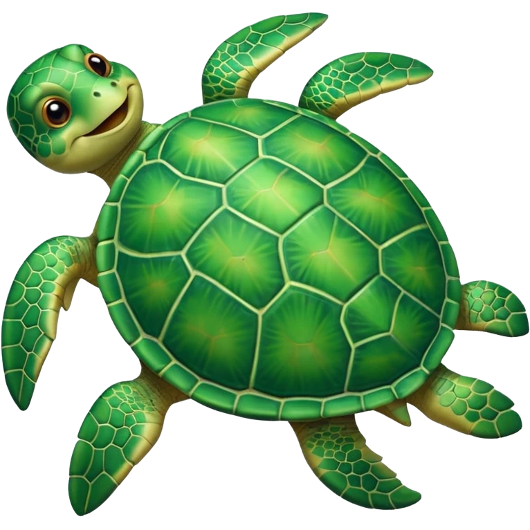 a cute little turtle  emoji