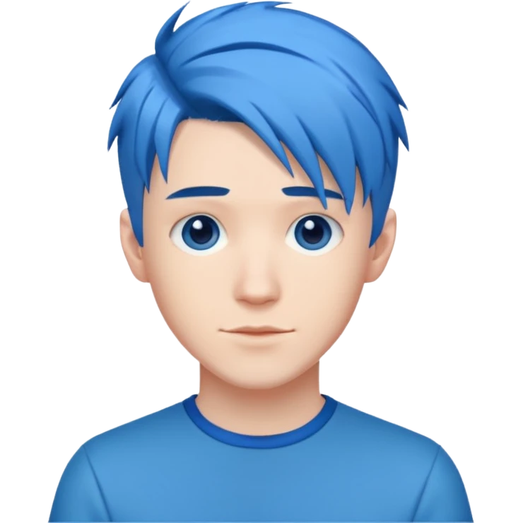DanTDM with Blue Hair emoji