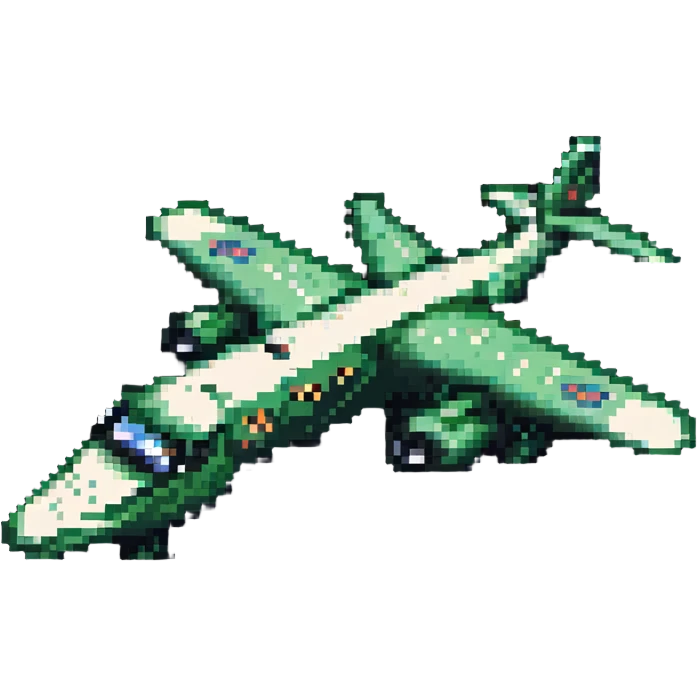 Crocodile shaped bomber airplane emoji