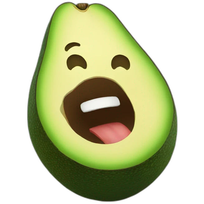 Giant avocado emoji