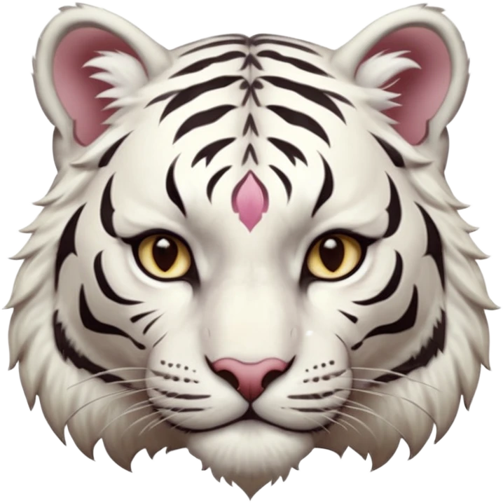 ESO Female white tiger khajiit leader of the umbral rose  emoji