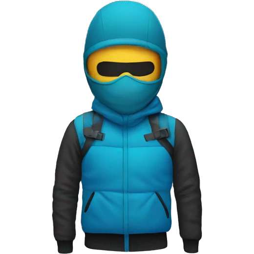 man wearing a ski mask emoji