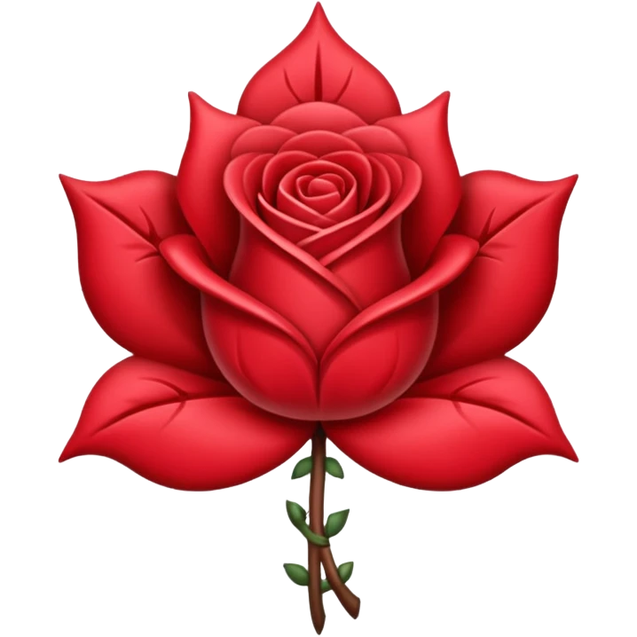 brasão sangrando medieval rosa de sangue vermelha emoji