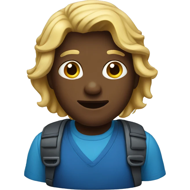 Blue emoji emoji