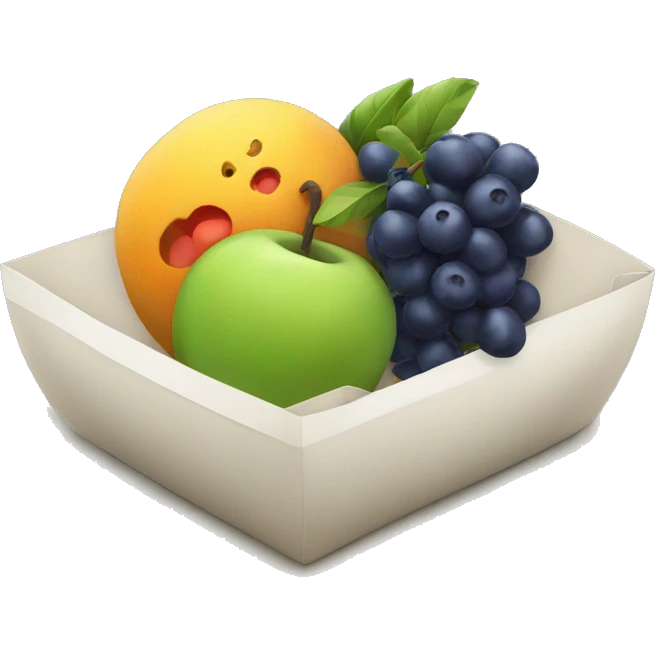 fruits placed together  emoji