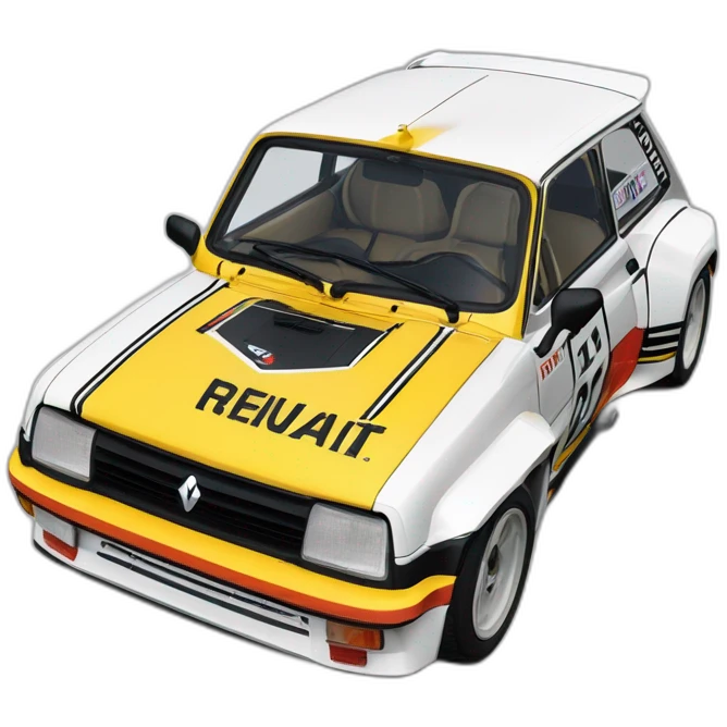 renault 5 turbo 2 tour de corse emoji