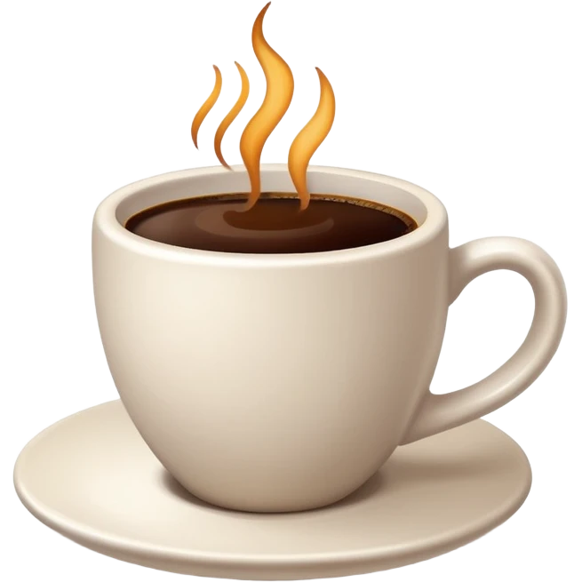 coffe and paper emoji