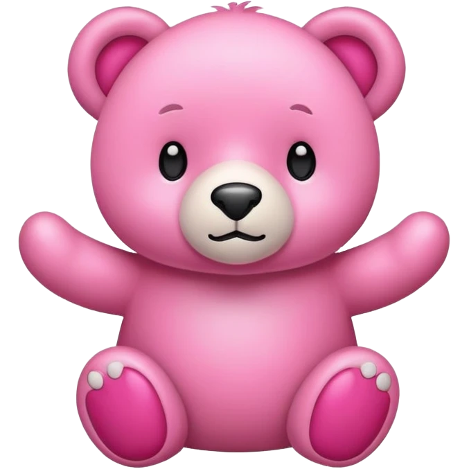 Oso rosado emoji