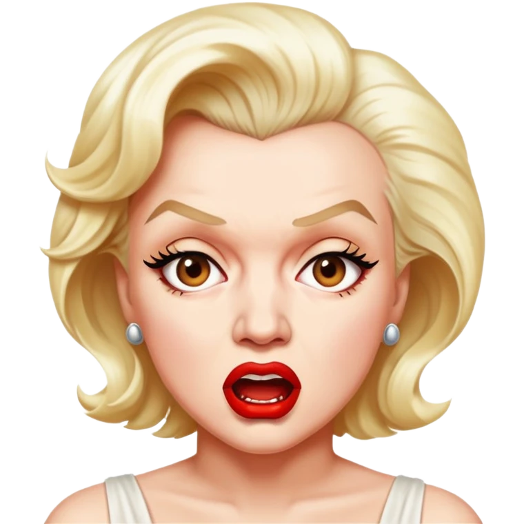 Мэрлин монро злится emoji