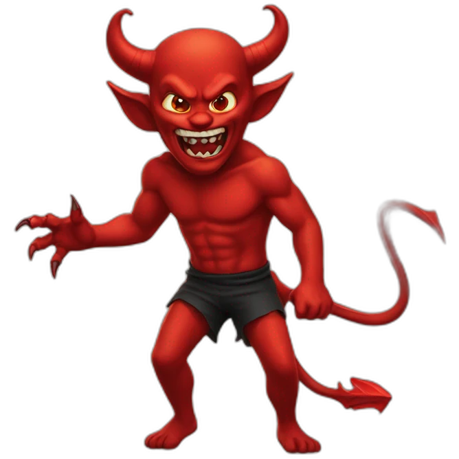 Devil at Play emoji