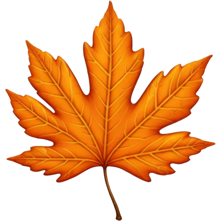 Sonbahar yaprağı emoji