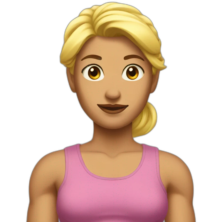 Femme tres Musclé emoji