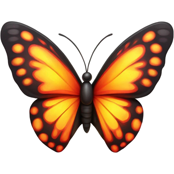 butterfly fire emoji