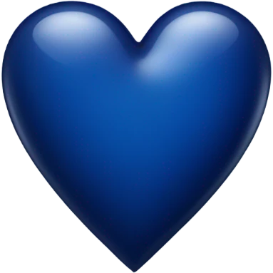 navy blue heart emoji