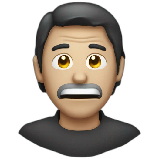 A man wearing a scary mask  emoji