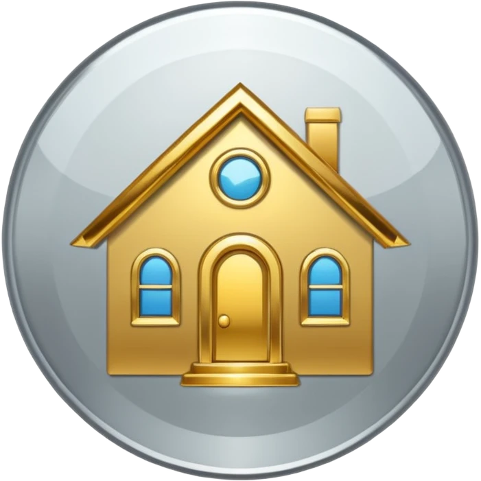 platinum vinyl with a gold house logo in the middle emoji