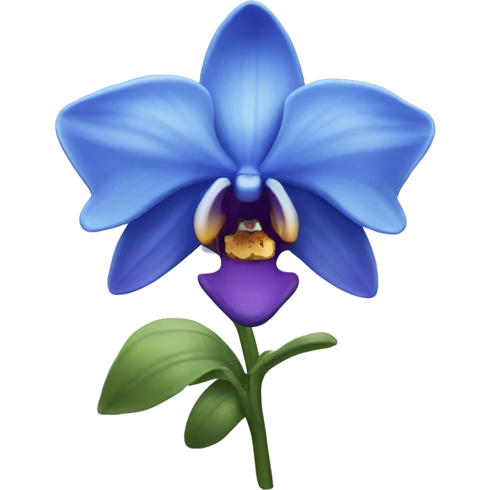 Blue Orchid emoji