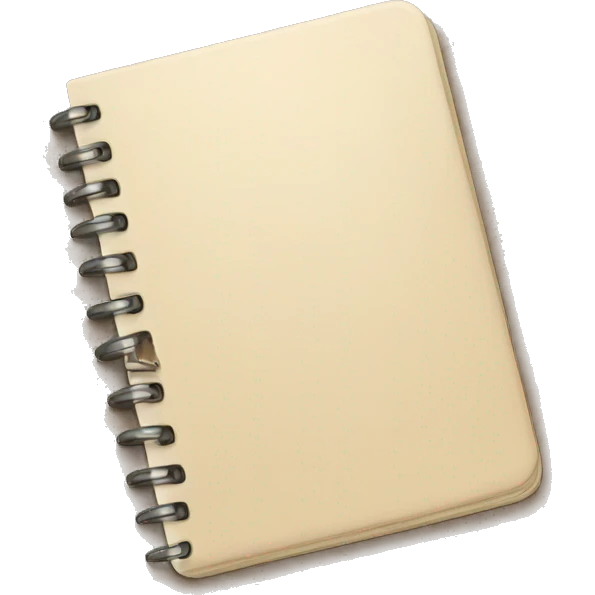 beige notebook emoji