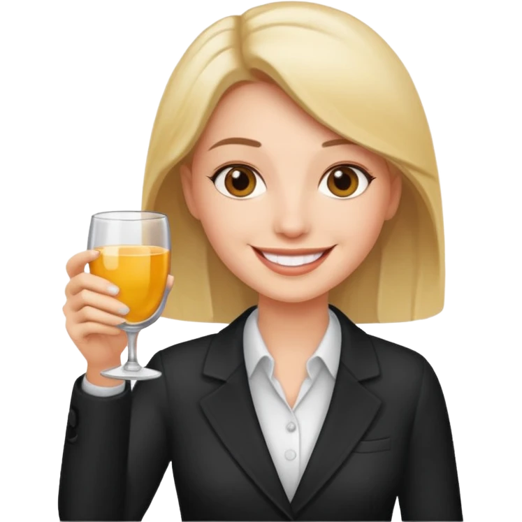 marketing agent with glass emoji