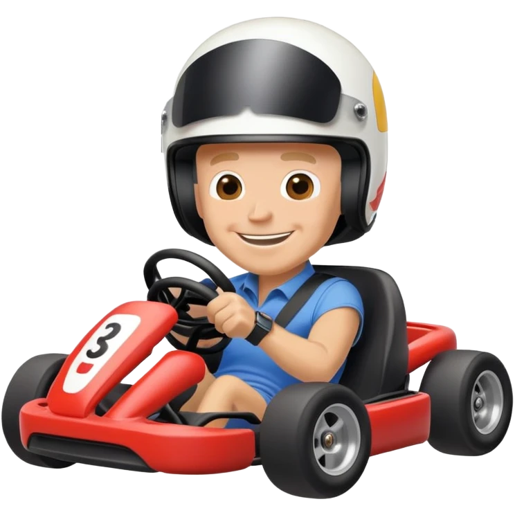 Biden in go kart  emoji