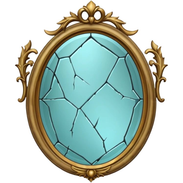Haunted mirror – Cracked, glowing









 emoji