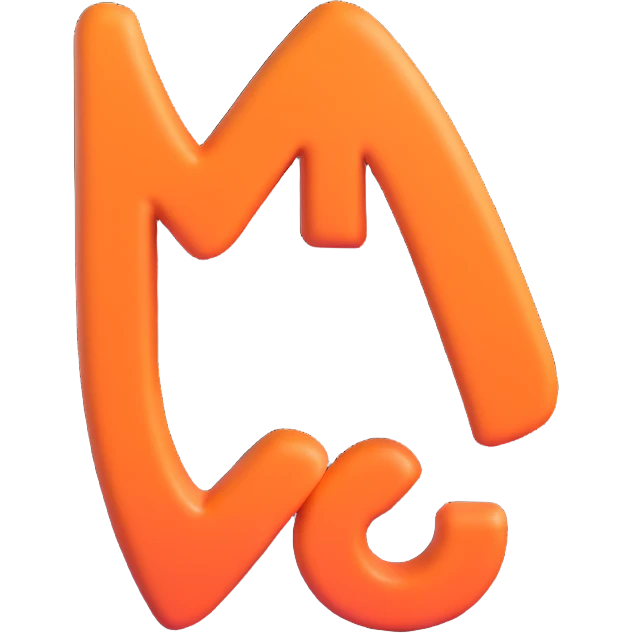 letters CCB in a 3D animated style, with dynamic shadows and a sense of motion emoji