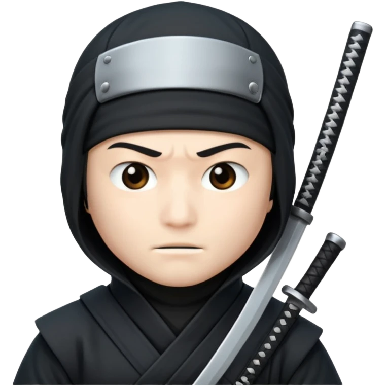 Ninja branco emoji