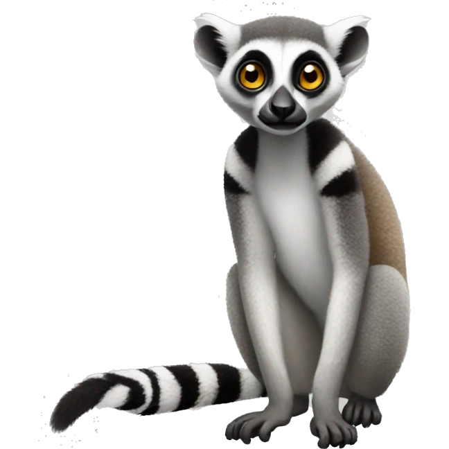 lemur full body emoji
