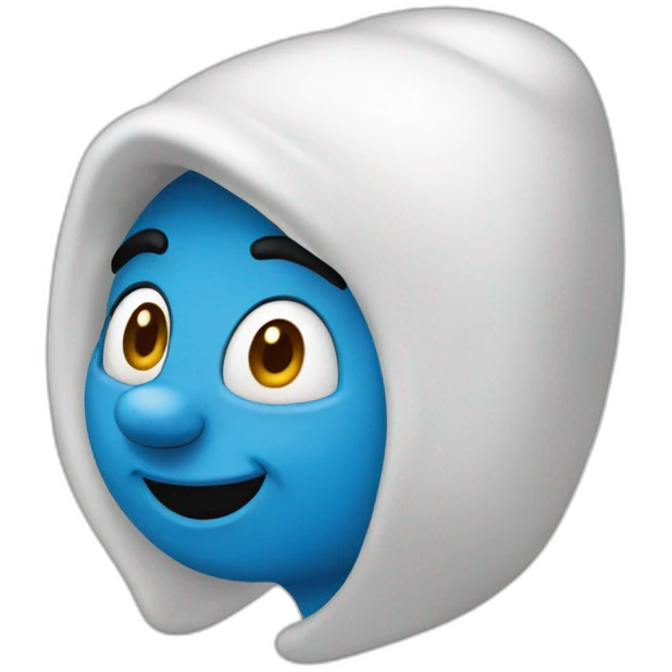 Smurf emoji