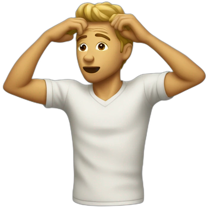 Homme qui dab emoji