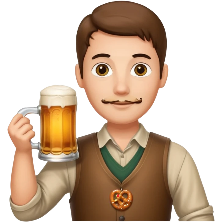 Munich with beer stein and pretzel emoji