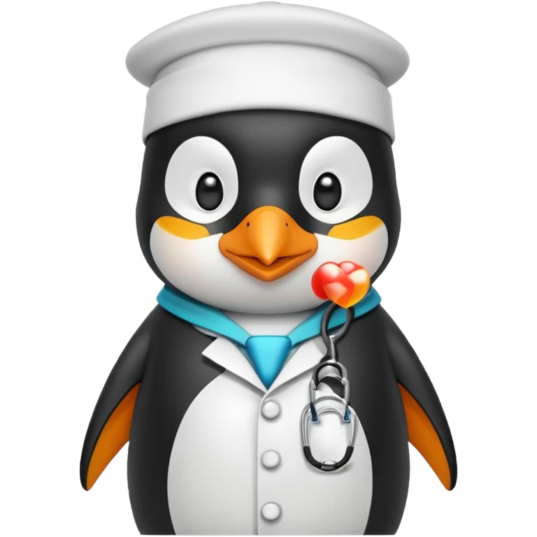 doctor penguin emoji