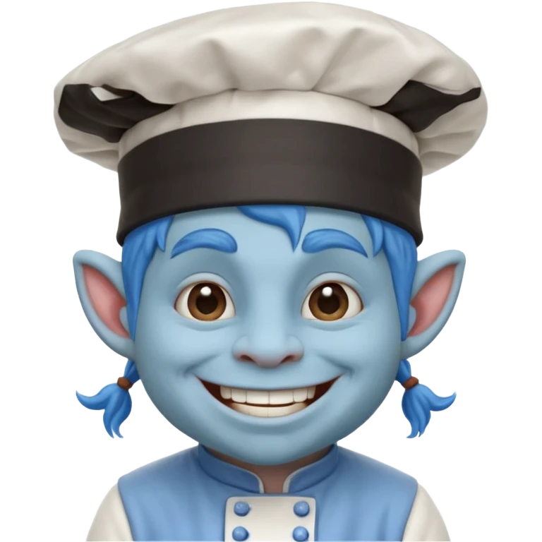 troll the blue chef emoji