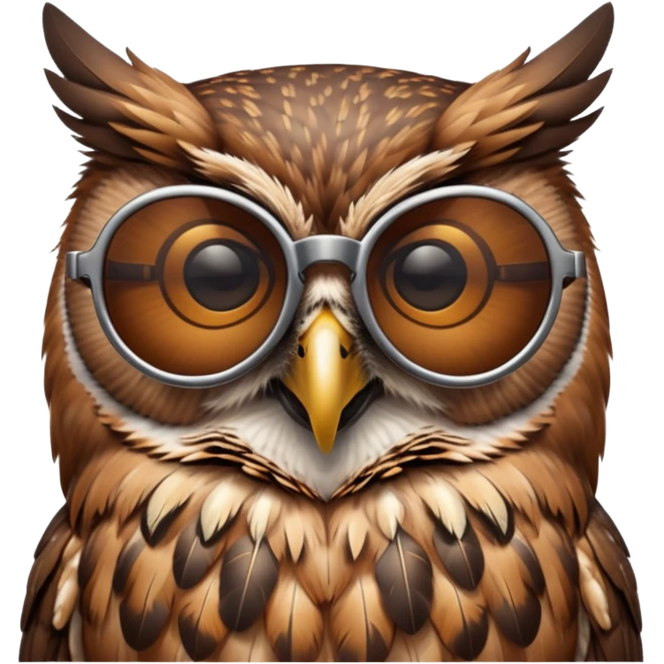 owl with sunglasses emoji