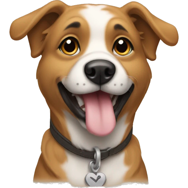 Dogs love emoji