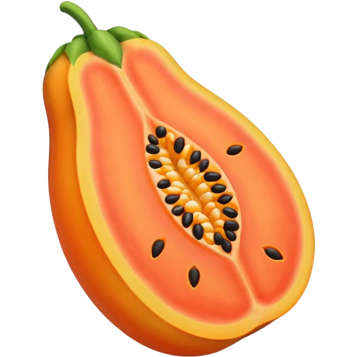 Papaya emoji