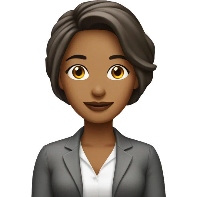 MUJER, CABELLO CAFE LACIO emoji