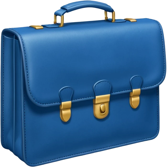 BLUE briefcase AND MONEY emoji