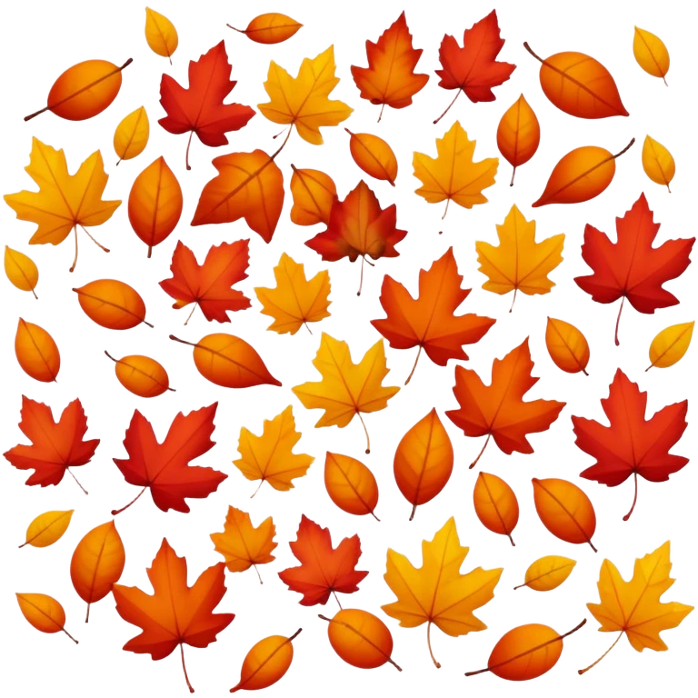 Autumn leaves emoji