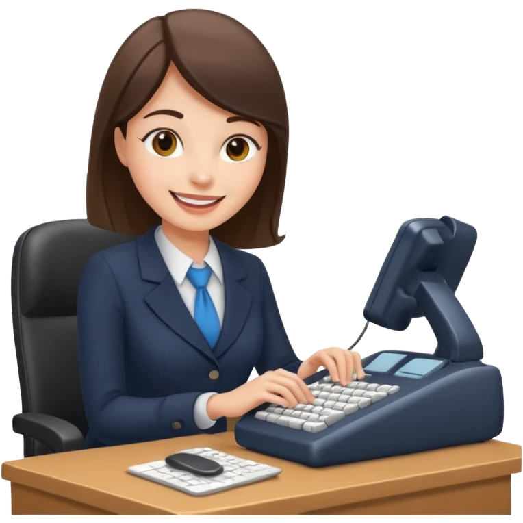 Administrative Assistant Typing And Answering Phones emoji