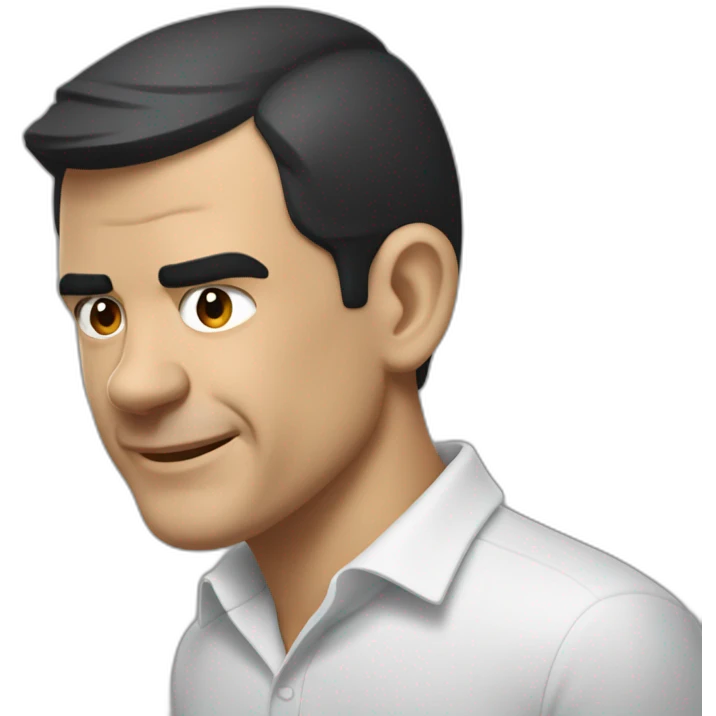 Pedro Sánchez haciendo el mono emoji