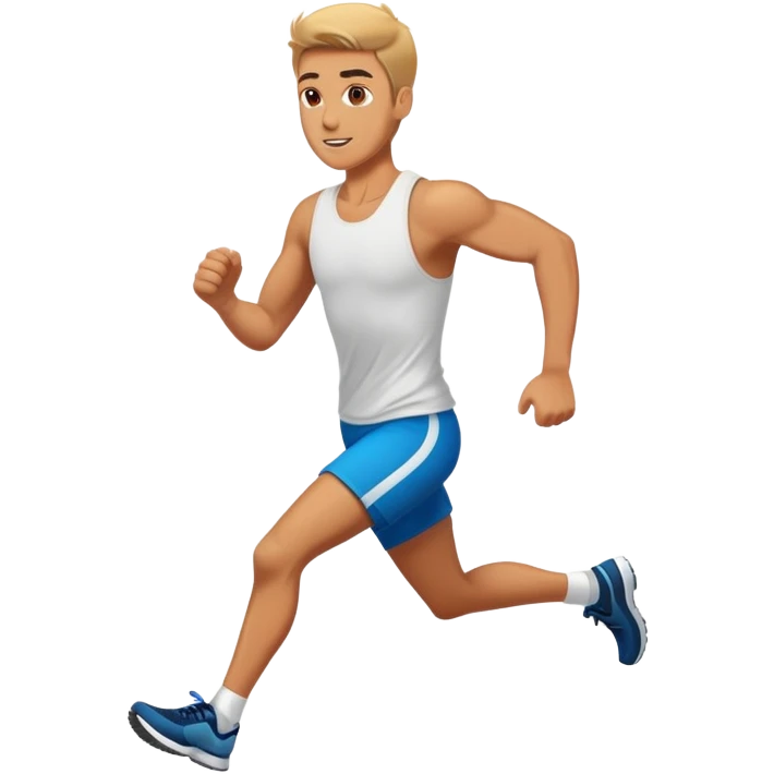 Guy running emoji