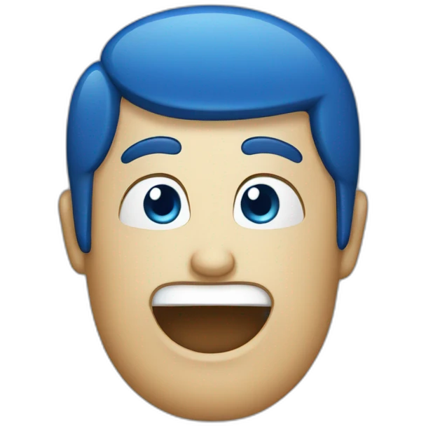 Blue callendar emoji