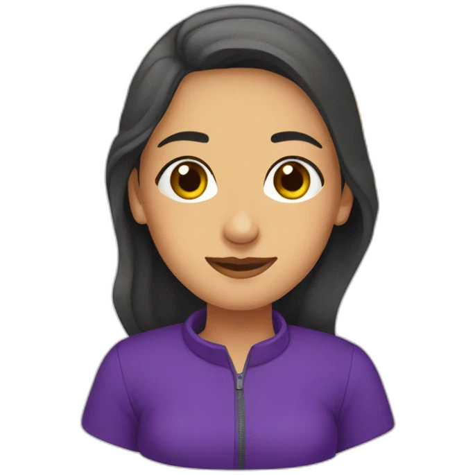 Armenian women in purple clothing in the bus station emoji