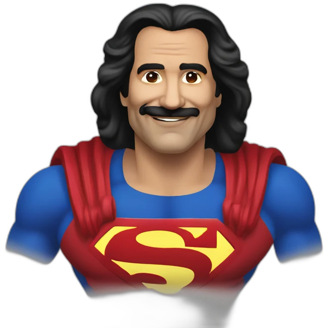Ron Jeremy Superman emoji